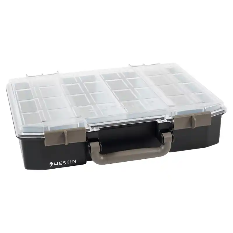 Westin W6 Lure Vault Incl. 4 inserts Black/Clear