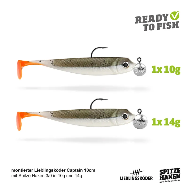 Lieblingsköder Actionpack Captain 10cm