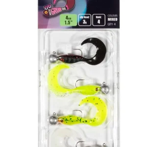 Fox Rage Ultra UV Micro Grub Mixed Colour Loaded Lure Pack
