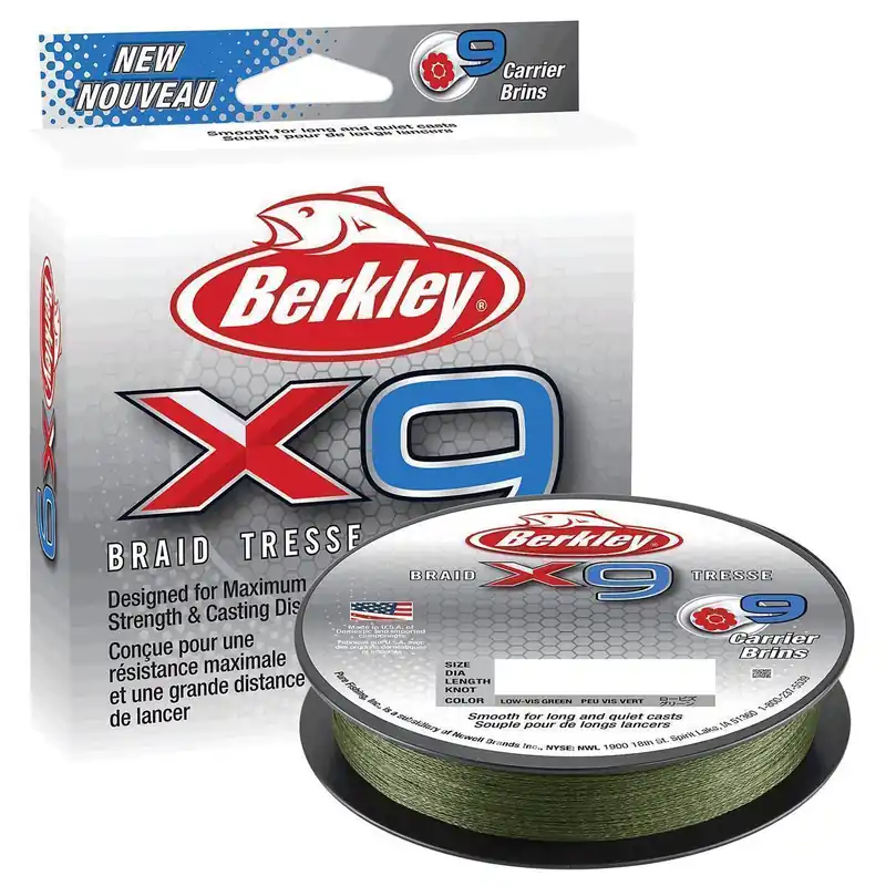 Berkley X9 Braid Low Vis Green 150m