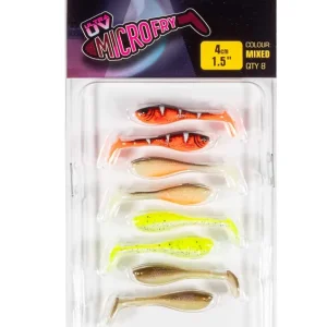 Fox Rage Ultra UV Micro Fry Mixed Colour Lure Pack 4cm