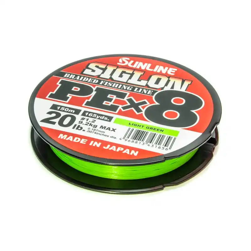 Sunline Siglon PE X8 Light Green 150m