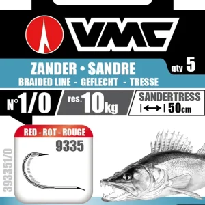 VMC Zandervorfach Kevlar Rot 4