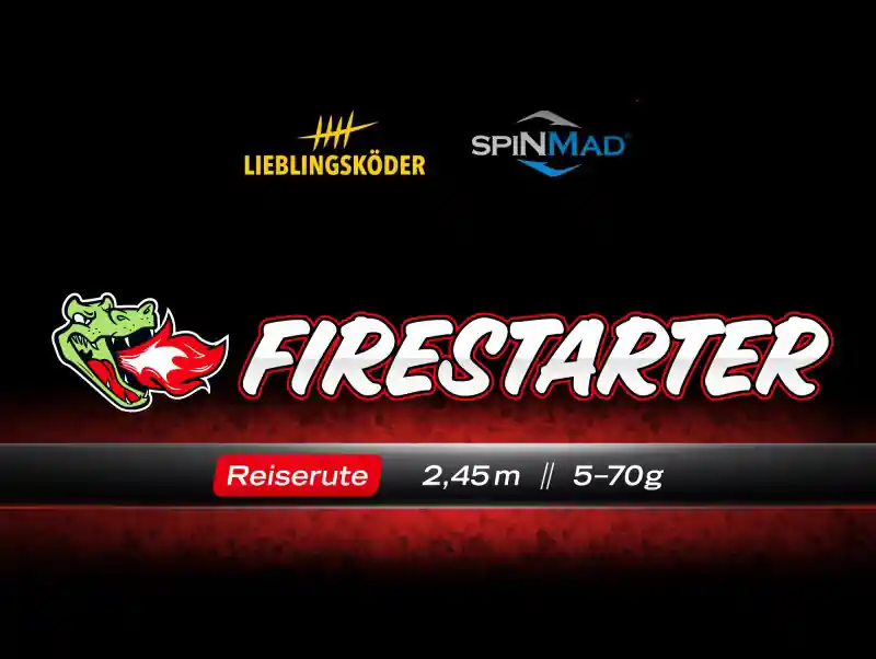 Lieblingsköder Firestarter Reiserute 2,45m 5-70g