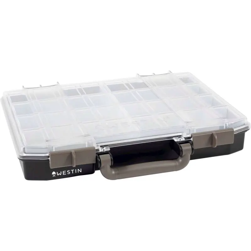 Westin W6 Lure Vault Incl. 10 inserts Black/Clear
