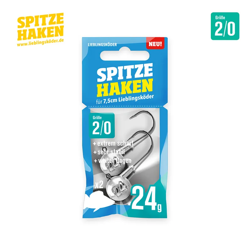 Lieblingsköder Spitze Haken 2/0 24g