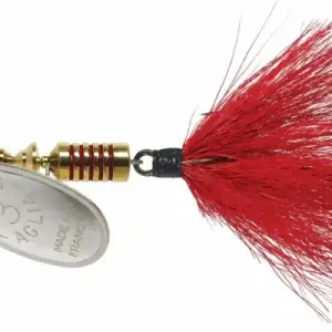Mepps Aglia mit Fliege silber/rot