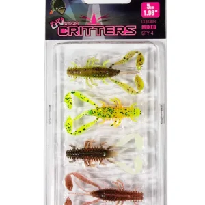 Fox Rage Ultra UV Micro Critter Mixed Colour Lure Pack 5cm