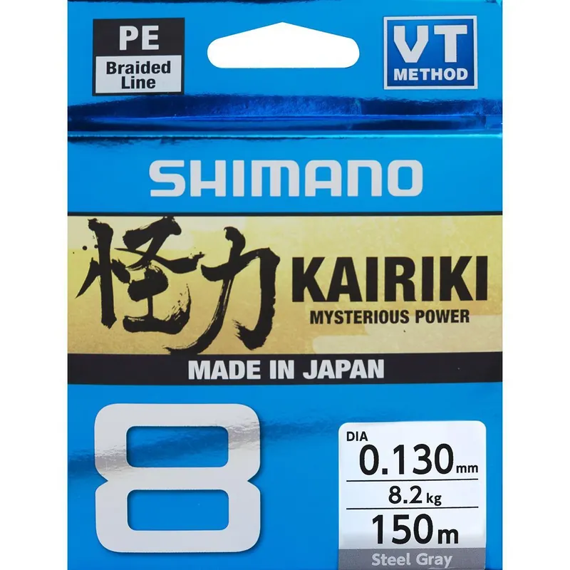 Shimano Kairiki 8 Steel Gray 150m
