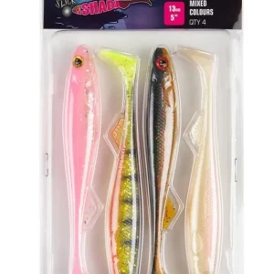 Fox Rage Slick Shad UV Mixed Colour Pack