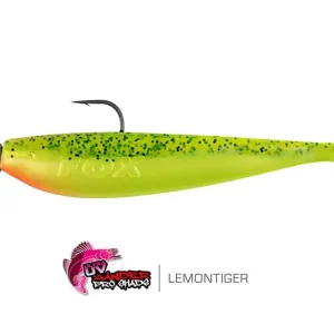 Fox Rage Bulk Loaded Zander Pro Shad UV Lemon Tiger
