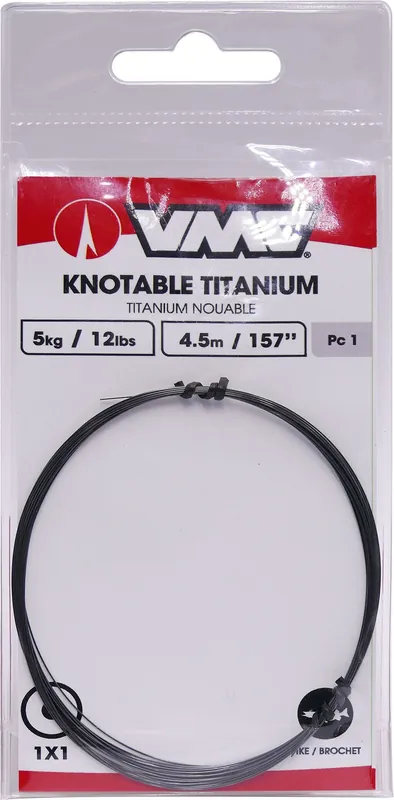 VMC Knotable Titanium 1x1 4,5m