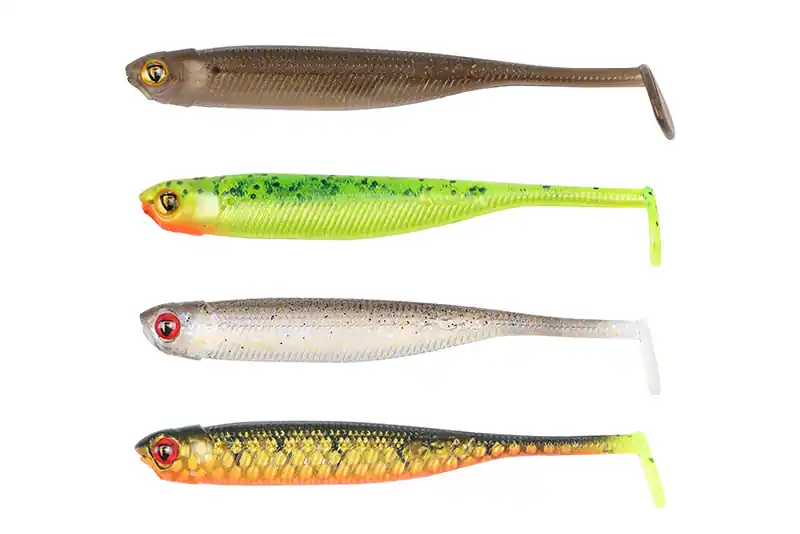 Fox Rage Mini Tiddler Mixed Colour Pack 4pcs 8cm