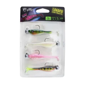 Fox Rage Mini Fry Loaded Ultra UV Mixed Colour Pack 7cm 5g1/0