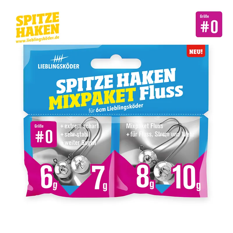 Lieblingsköder Spitze Haken #0 Mixpaket