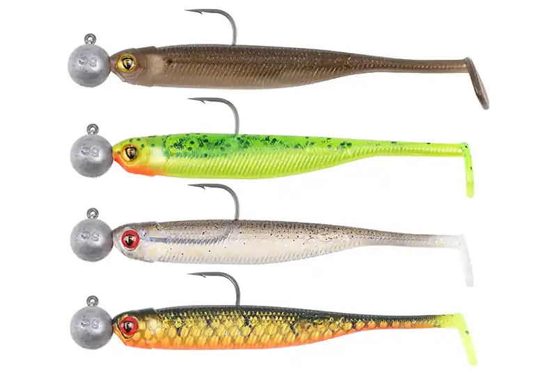 Fox Rage Mini Tiddler Mixed Colour Pack Loaded 4pcs 8cm