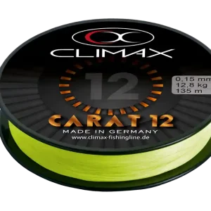 Climax Carat 12 Spiral Braid fluo gelb 135m