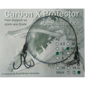 Profiblinker Protector Vorfach 15 kg mit Haken Gr.3/0