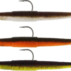 Westin Ned Worm R 'n R 7cm #2 2,5g Dark Water Mix 3pcs