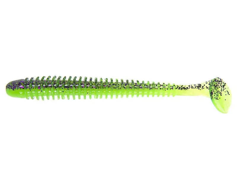 Keitech Swing Impact 3.5" - Purple Chartreuse