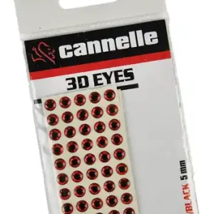 Cannelle 3D Eyes Or/Noir 5mm x100