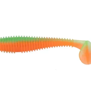 Keitech 4.8'' FAT Swing Impact UV Lime/Orange