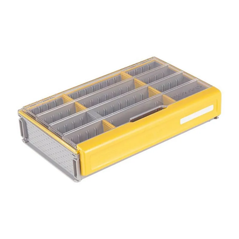 Plano Edge Utility Box 3700 Deep Grey/Yellow
