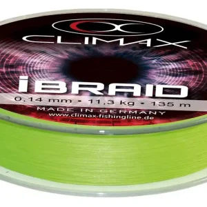 Climax iBraid chartreuse 135m 0,10mm 6,8kg