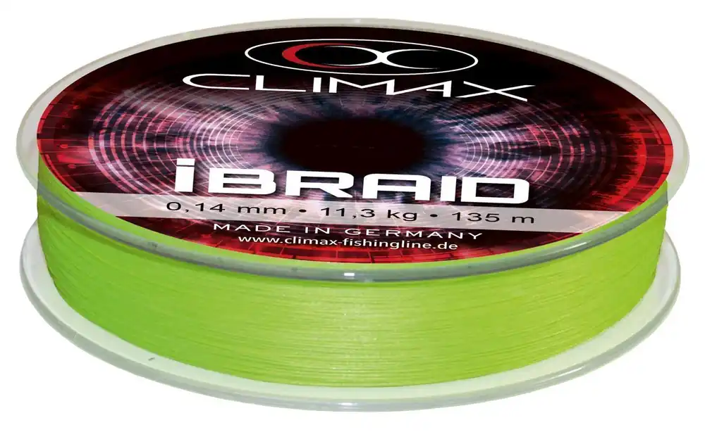 Climax iBraid chartreuse 135m 0,10mm 6,8kg
