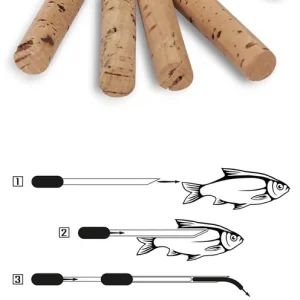 Black Cat Kork-Sticks 6 Stück 11mm