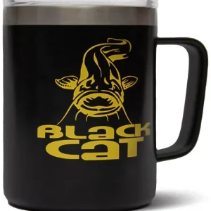 Black Cat Stainless Steel Thermal Mug
