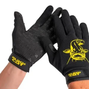 Black Cat Cat Gripper Gloves