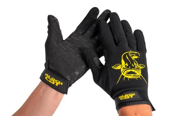Black Cat Cat Gripper Gloves