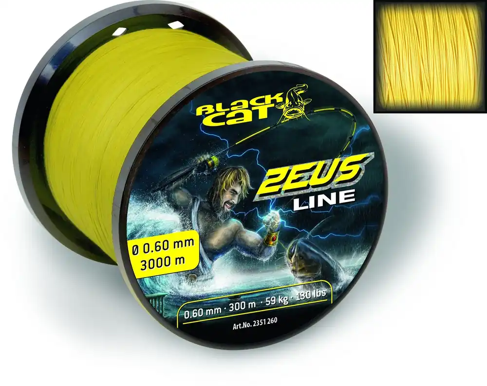 Black Cat Zeus Line 0,45mm 37kg 82lbs 3000m