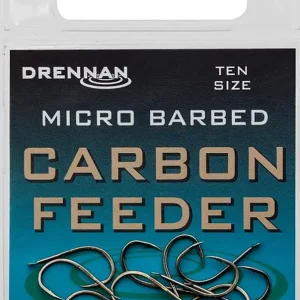 Drennan Carbon Feeder Hook Size 10