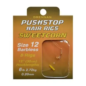 Drennan Pushstop H´Rig Sweetcorn Size 16 Barbless