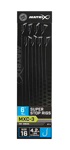 Matrix MXC-3 Barbless Super Stop Rigs 15cm/6ins