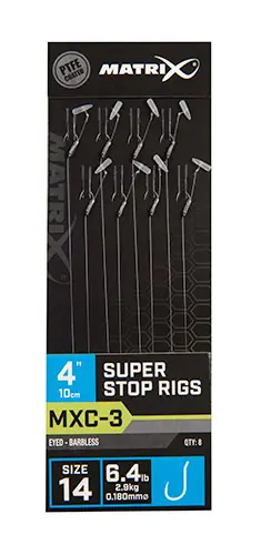 Matrix MXC-3 Barbless Super Stop Rigs 10cm/4ins
