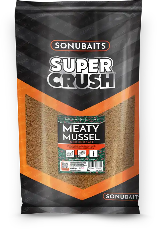 Sonubaits Groundbait Supercrush Meaty Mussel Mix 2kg
