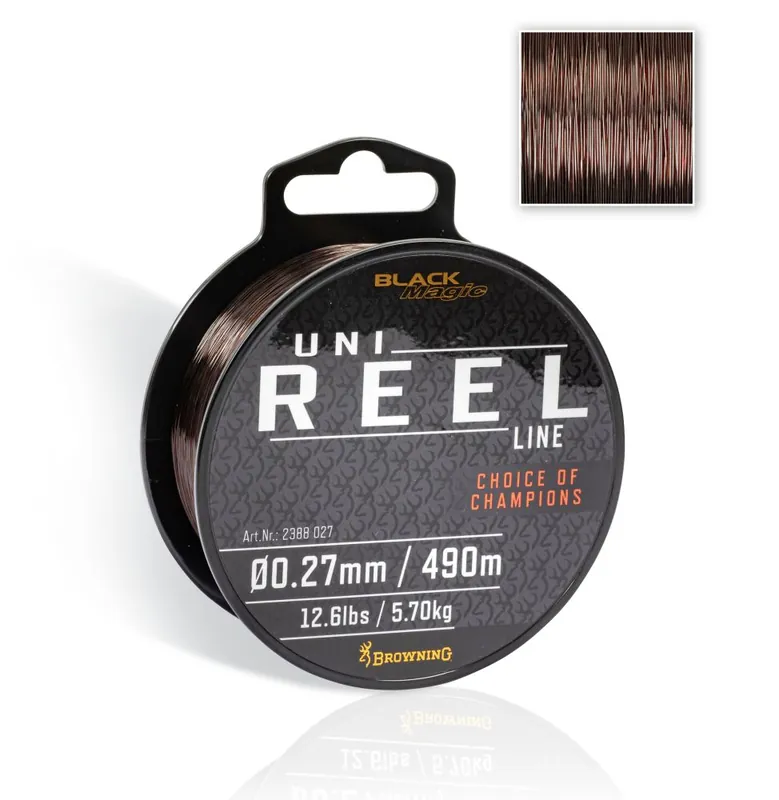 Browning Black Magic Uni Reel Line Braun