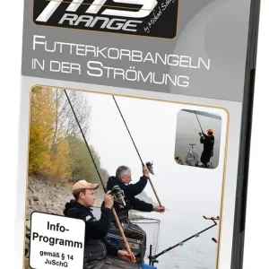 MS-Range DVD Futterkorbangeln in der Strömung