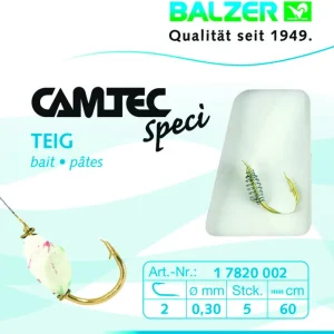 Balzer Camtec Speci Haken Teig Gold 60cm