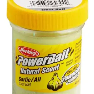Berkley Powerbait Dough Natural Scent Garlic yellow