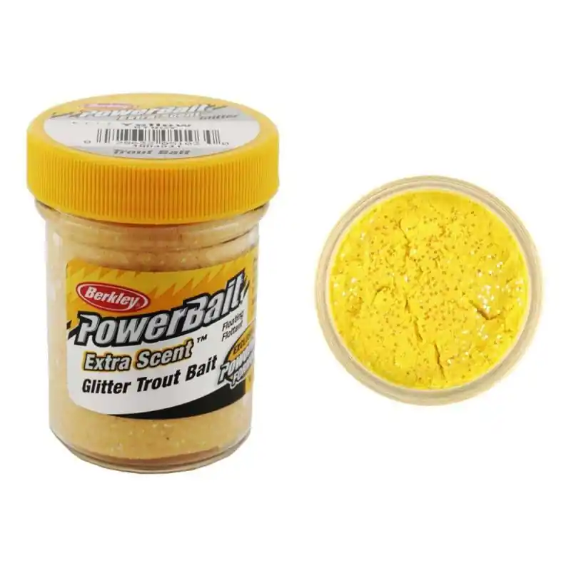 Berkley PowerBait Select Glitter Trout Bait Sunshine Yellow