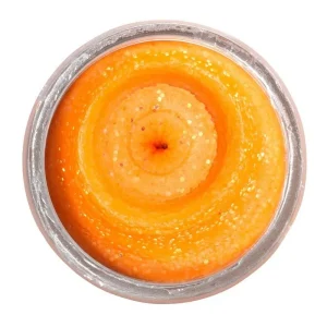 Berkley PowerBait Natural Glitter Trout Bait Garlic 50g Fluo Orange