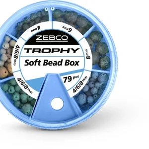 Zebco Mixed Bead Box Soft 89pcs