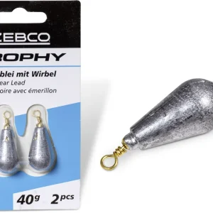Zebco Trophy Birnenblei mit Wirbel