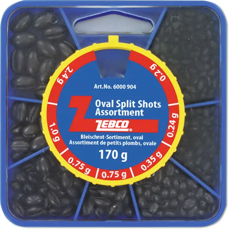 Zebco Bleischrot-Sortiment 170g oval