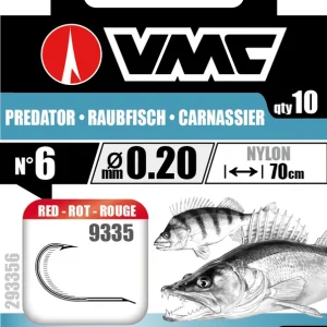 VMC Raubfischvorfach 9335 rot 70cm