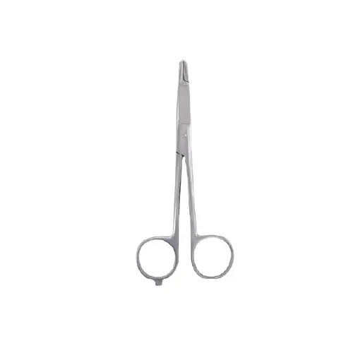 Jenzi Arterienklemme mit Hakenlöser und Schere 16cm